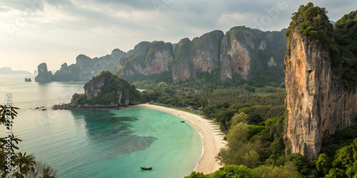 Krabi showcasing dramatic limestone cliffs and beautiful tropical coastal scenery