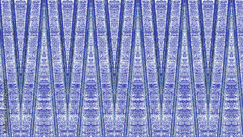 Abstract Blue and White Zigzag Background