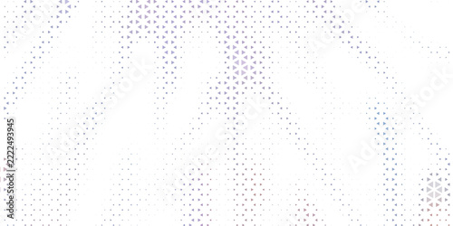 Abstract Geometric Triangle Halftone Pattern Banner Vector Background