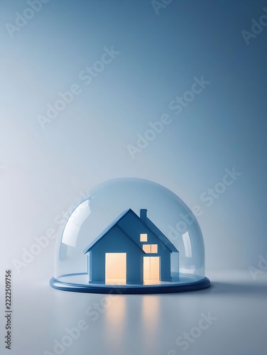 blue house icon