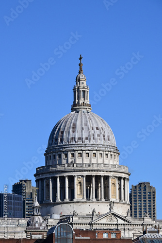 The Dome of St Paul's Cathedral, London, England, UK
