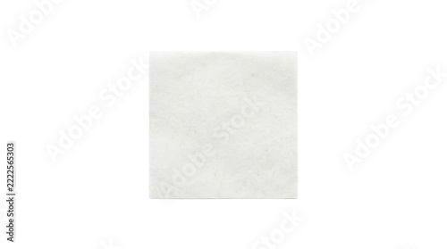 Small blank translucent paper square with softly visible fibers, delicate semi-transparent surface and clean minimalist shape, photorealistic stationery photography, top-down view, crisp focus,