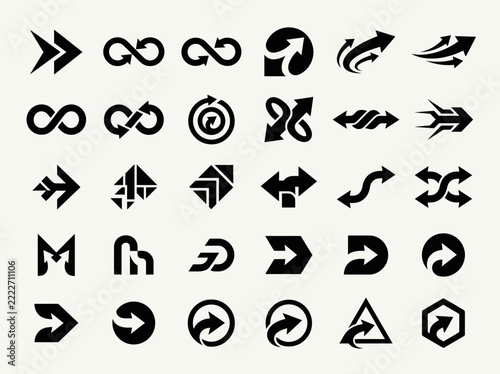 arrow logo design