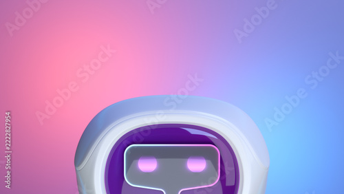 AI - abstract chatbot. Artificial Intelligence concept