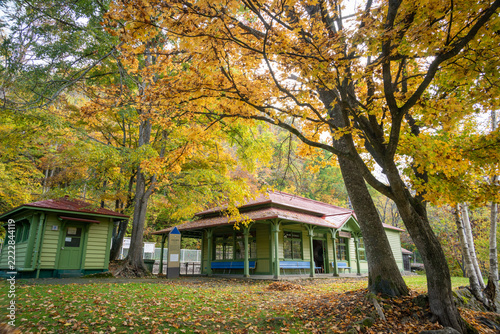 紅葉の神居古潭