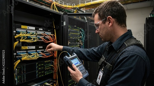 Testing signal fiber optic cables for readiness before system use