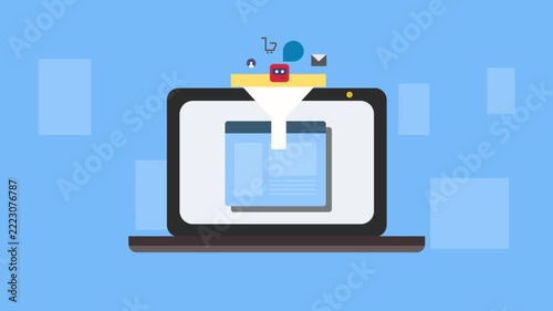 Landing page with AI personalization to drive sales funnel conversion.