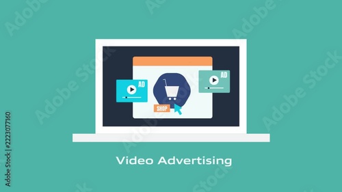 Video shopping ads across digital network, sending targeted web traffic to cart page. 