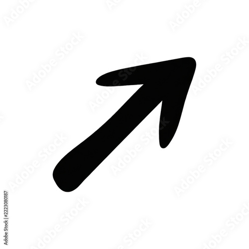 Subtle faint arrow outline pointing up on black
