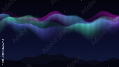 Aurora Glow Light Waves