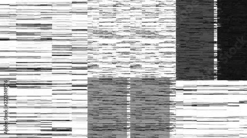 • Digital Screen Glitch Distortion Overlay - 4K Cyberpunk Data Corruption Fractal Noise Texture on Black Background