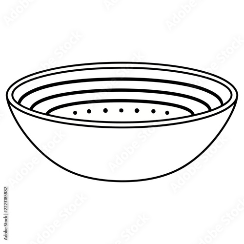 Simple Bowl Illustration