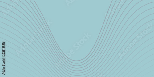 A light blue background with wavy line patterns. The background is smooth and calming, featuring light blue color and flowing texture. Minimal abstract gradient wavy line vector background