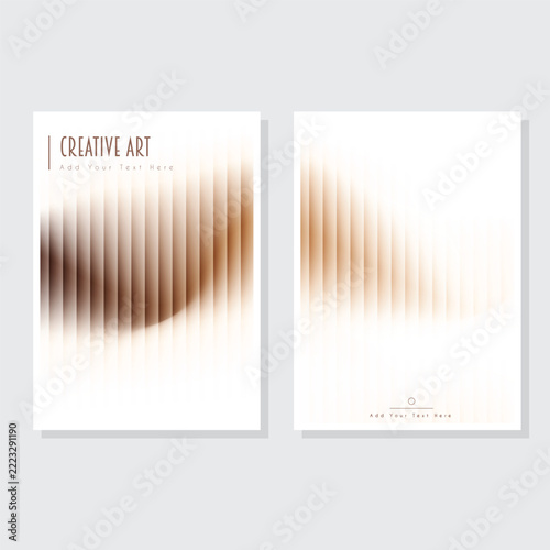 Blue Abstract Letterhead Template Design With Modern Vertical Stripes, Elegant Gradient Background, Minimalist Corporate Stationery Layout, Professional Business Branding Identity, Creative Office Pap