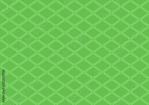 Green Geometric Diamond Lattice Seamless Pattern Background