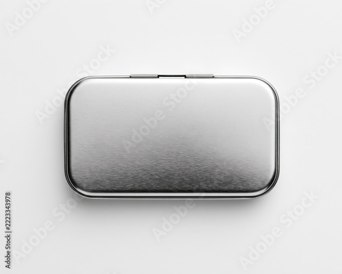 Metallic Cigarette Case with Brushed Finish
