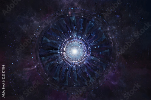 spiral galaxy background