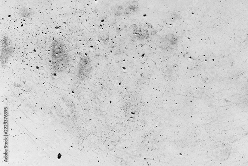 Concrete Wall Texture with Tiny Dark Speckles and Fine Grainy White Paper Texture for Design and Architecture Backgrounds
