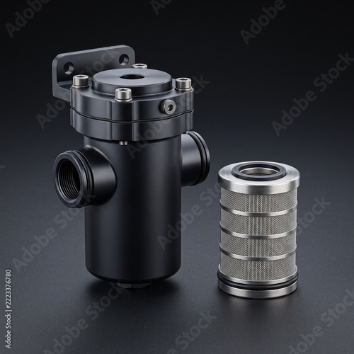 Industrial Coolant Filtration Housing and Mesh Cartridge