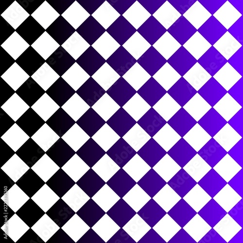 Black and Purple Geometric Diamond Checkerboard Pattern Background