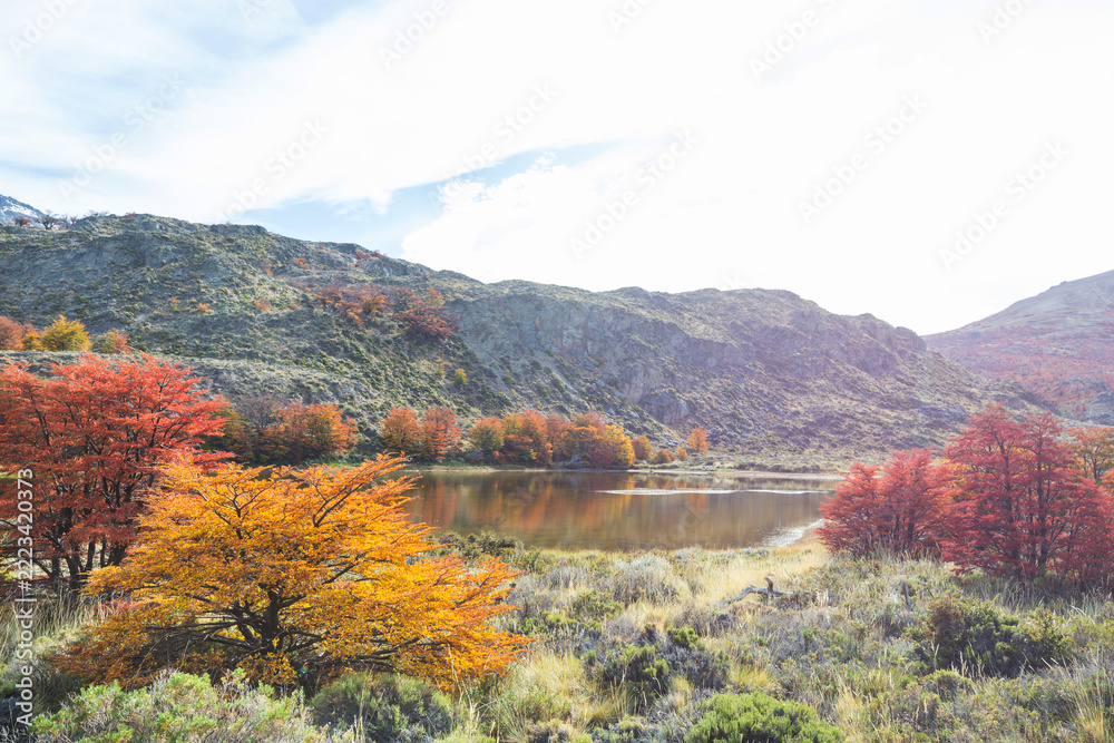Fototapeta premium Autumn in mountains