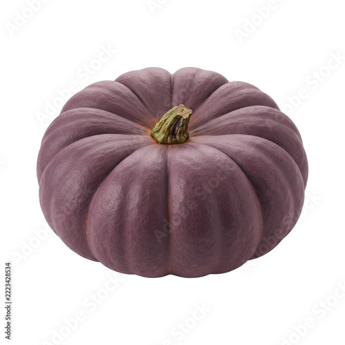 Purple Pumpkin Isolated on Transparent Background.