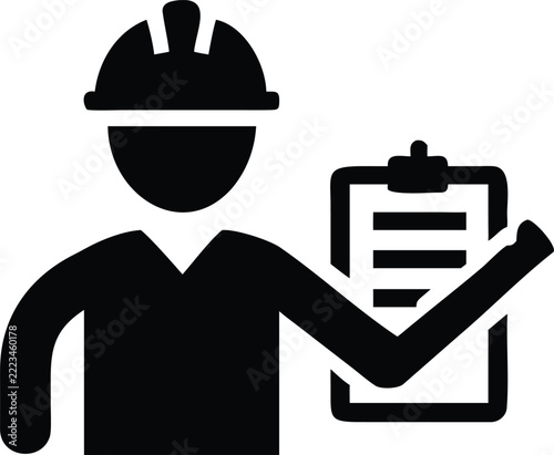 Vector illustration of a clipboard on a white background