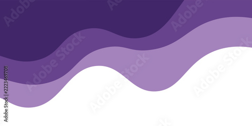 simple purple background . flat purple gradation . wavy background