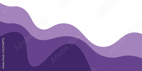 simple purple background . flat purple gradation . wavy background