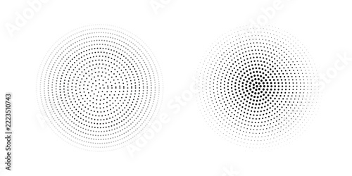 Set of black halftone dots backgrounds. vector modern dots halftone,Pop art comic style gradient circle halftone set Vector isolated on white background dots pattern. dots circle