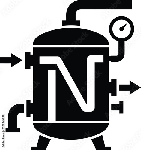 Industrial Pressure Vessel Tank Gauge Pipeline Steam Equipment Engineering Manufacturing