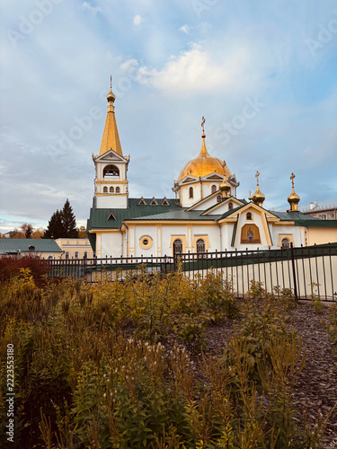 Russia Novosibirsk October 12, 2026: view of the Ascension Cathedral