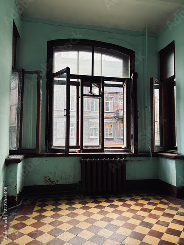 Russia St. Petersburg June 16, 2026: the classic front door of the house of St. Petersburg.