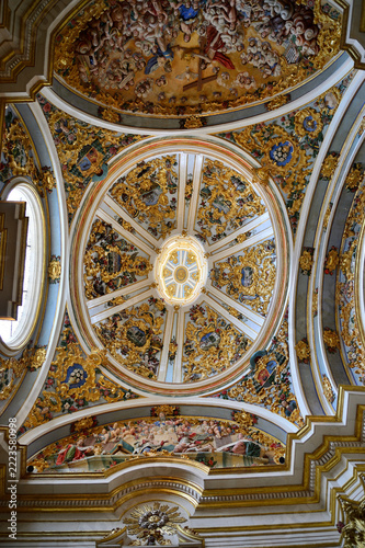 UNESCO Weltkulturerbe Kathedrale Santa Maria in Burgos, hier das Deckengewölbe der Hauptsakristei