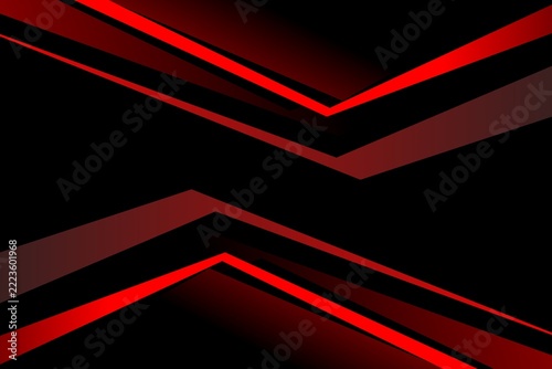 Abstract dark red racing stripe background. Modern tech frame layout with bright crimson neon glow for gaming header
