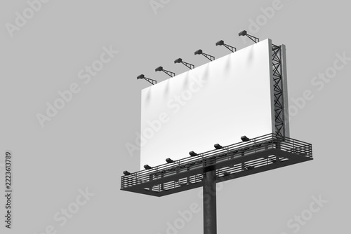 Outdoor billboard Blank Mockup Set