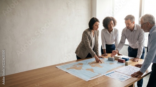 Corporate Team Planning ESG Sustainability Strategy