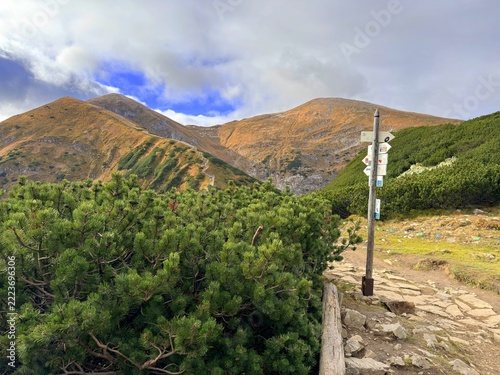 Tatry Zachodnie, jesień, Tatrzański Park Narodowy, Małopolska, Polska, Europa, 