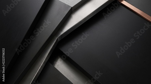 Dark Obsidian and Titanium Corporate Technology Background 