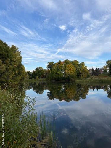 Autumn season in Quebec, Canada