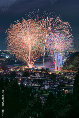 庄川観光祭　庄川峡花火大会