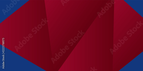 Blue red abstract presentation background with wave stripe lines