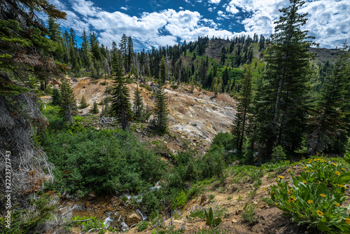 Sulphur Works in Lassen Volcanic National Park, CA
