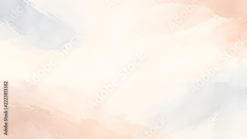 Soft Textured Abstract Background in Warm Ivory, Peach and Cool Gray