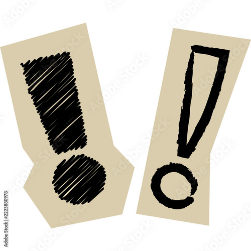 Exclamation Mark Scrapbook