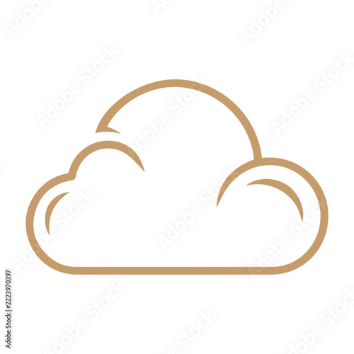 Digital Cloud Outline