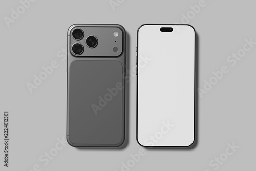 Smartphone Blank Mockup Black Edtion
