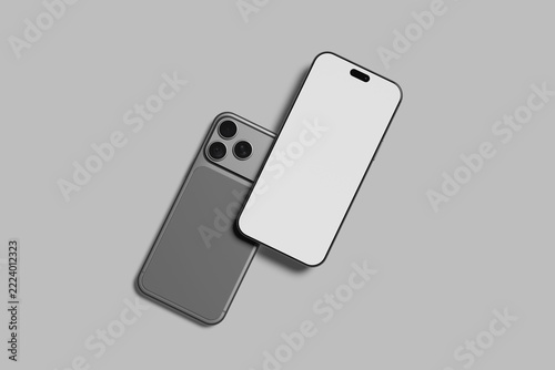 Smartphone Blank Mockup Black Edtion