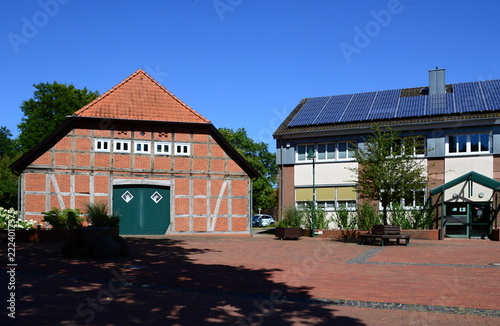 City Hall in the Village Steimbke, Lower Saxony