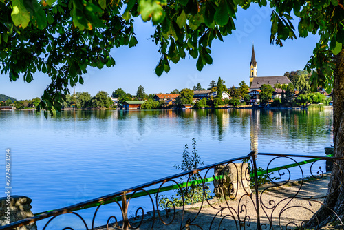 famous lake schliersee - bavaria